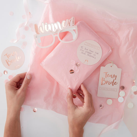 Pass the Parcel Hen Party Game Kit - Team Bride- 10 Inner Pack