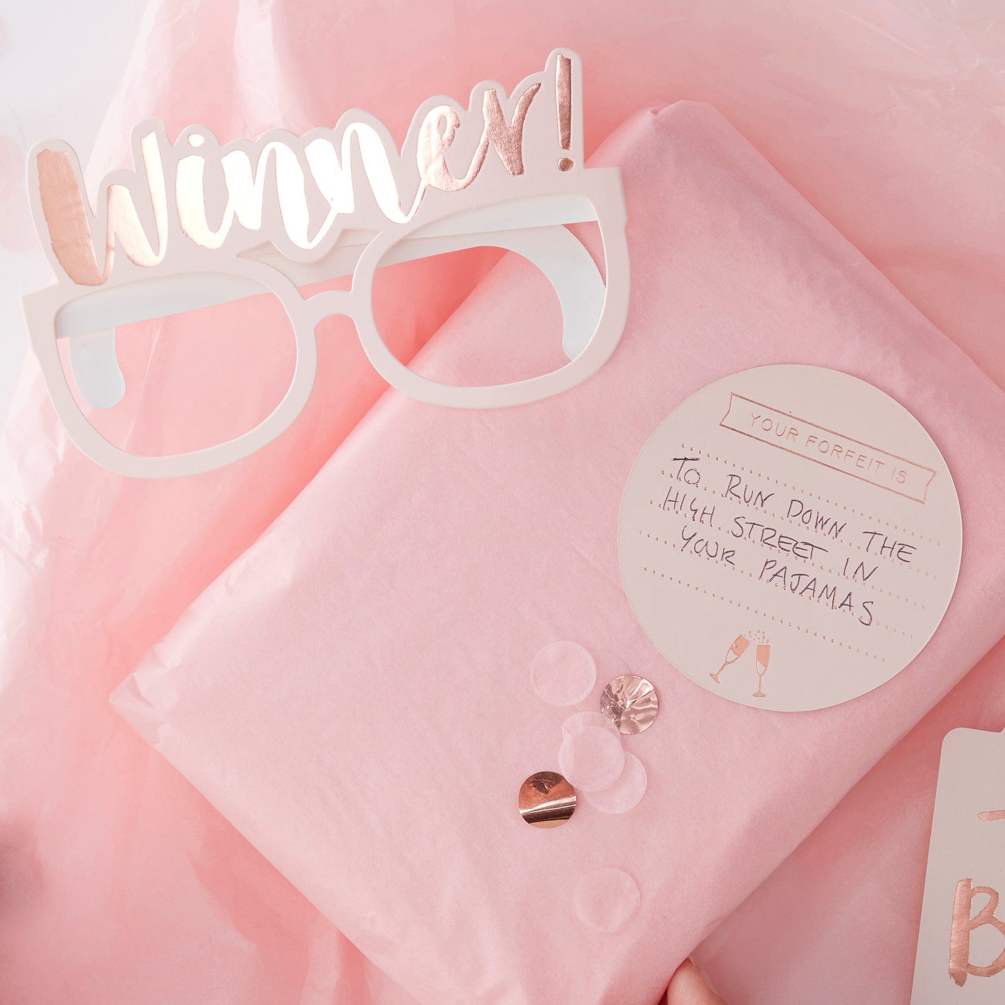 Pass the Parcel Hen Party Game Kit - Team Bride- 10 Inner Pack