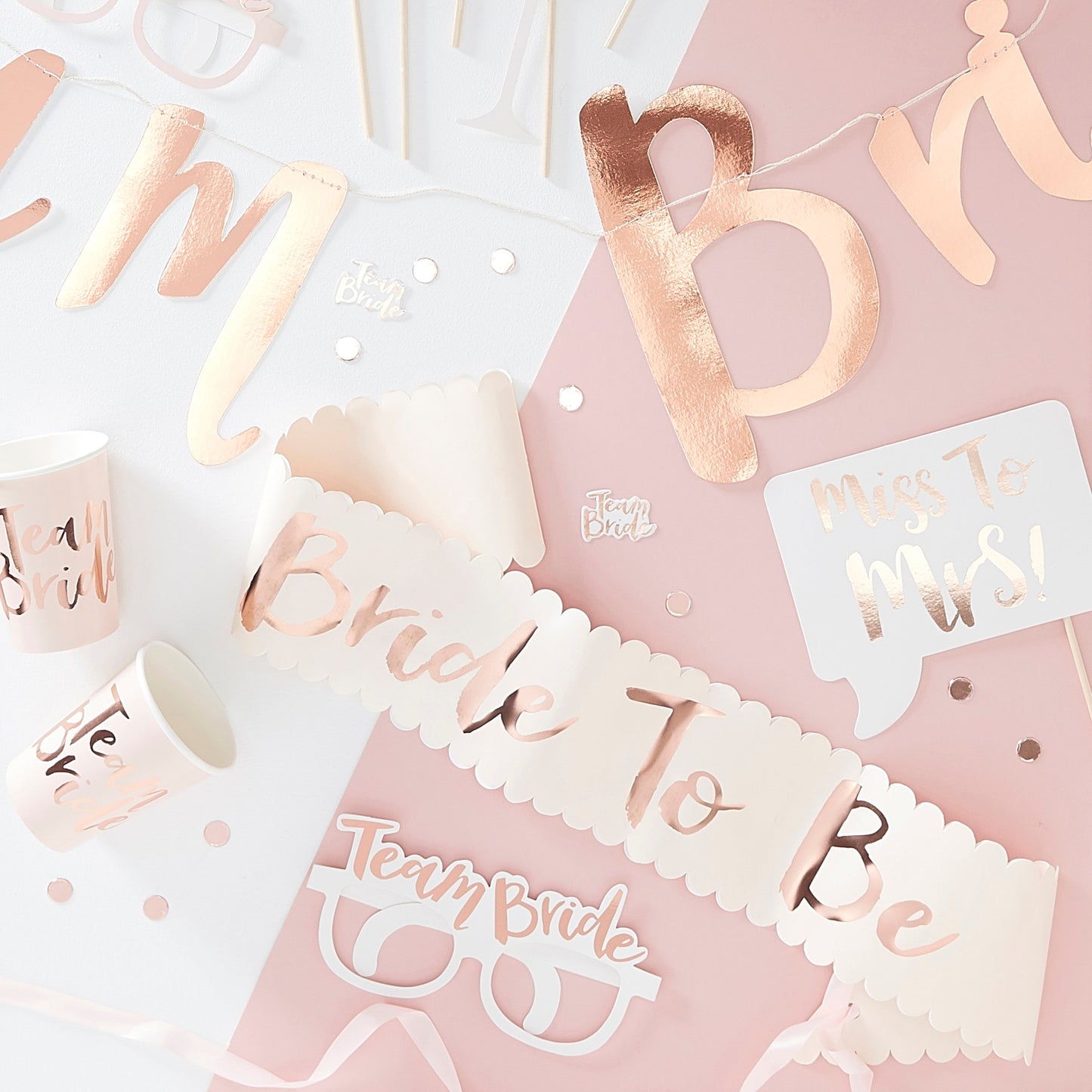 Rose Gold Hen Party In A Box- 5 Inner Pack
