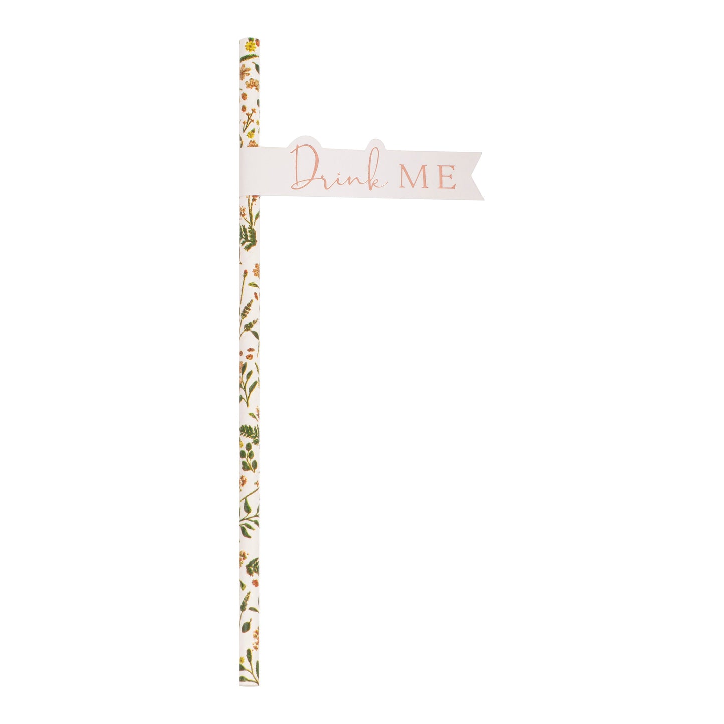 Tea Party Flag Paper Straws- 5 Inner Pack
