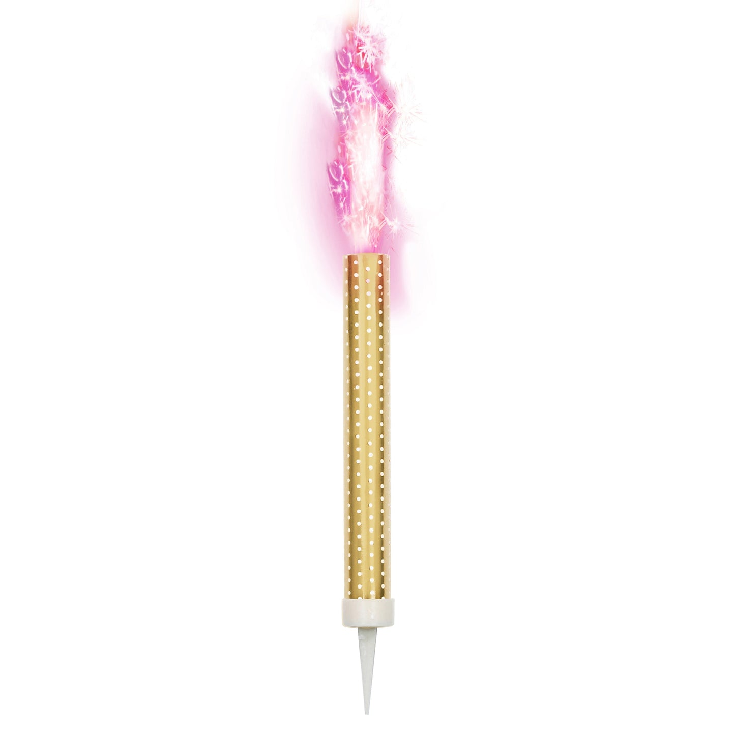 Pink Birthday or Gender Reveal Cake Fountain Candles- 10 Inner Pack