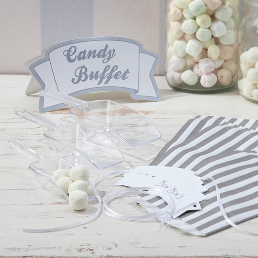 Silver Candy Bar Kit - Vintage Lace- 5 Inner Pack