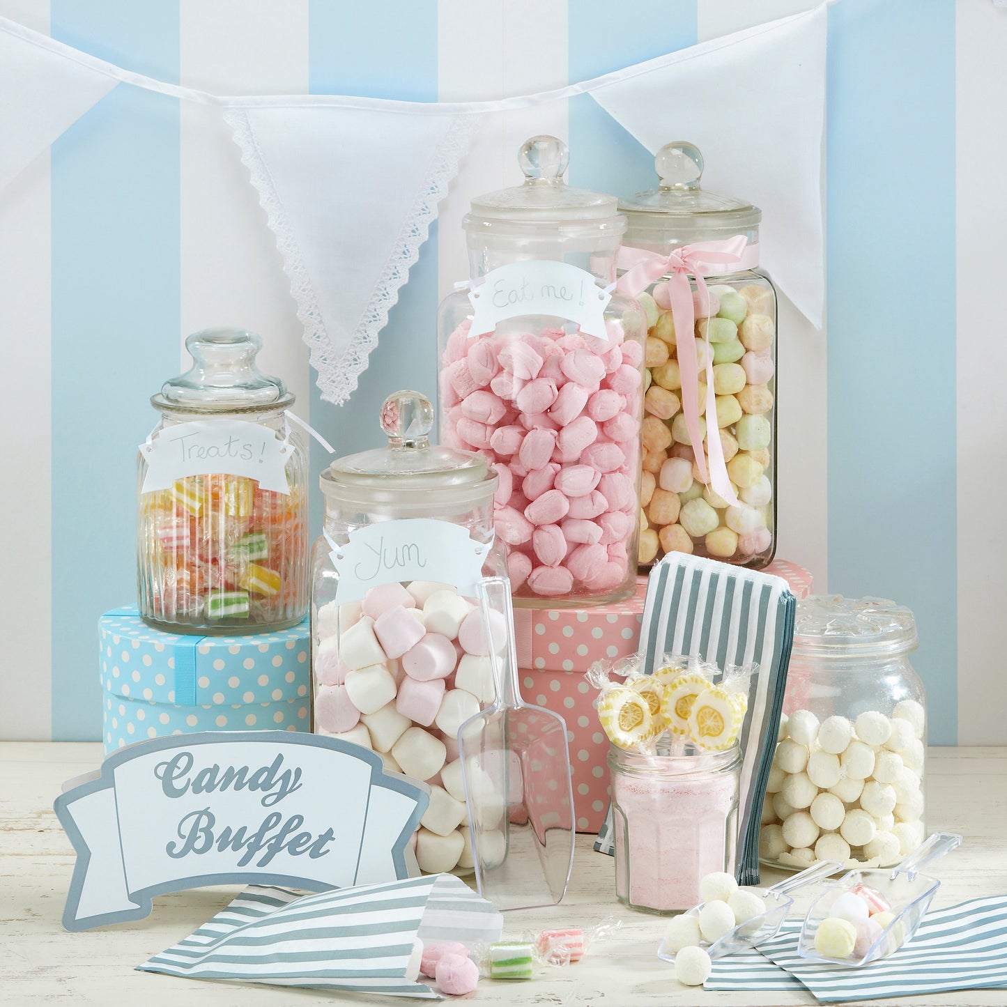 Silver Candy Bar Kit - Vintage Lace- 5 Inner Pack