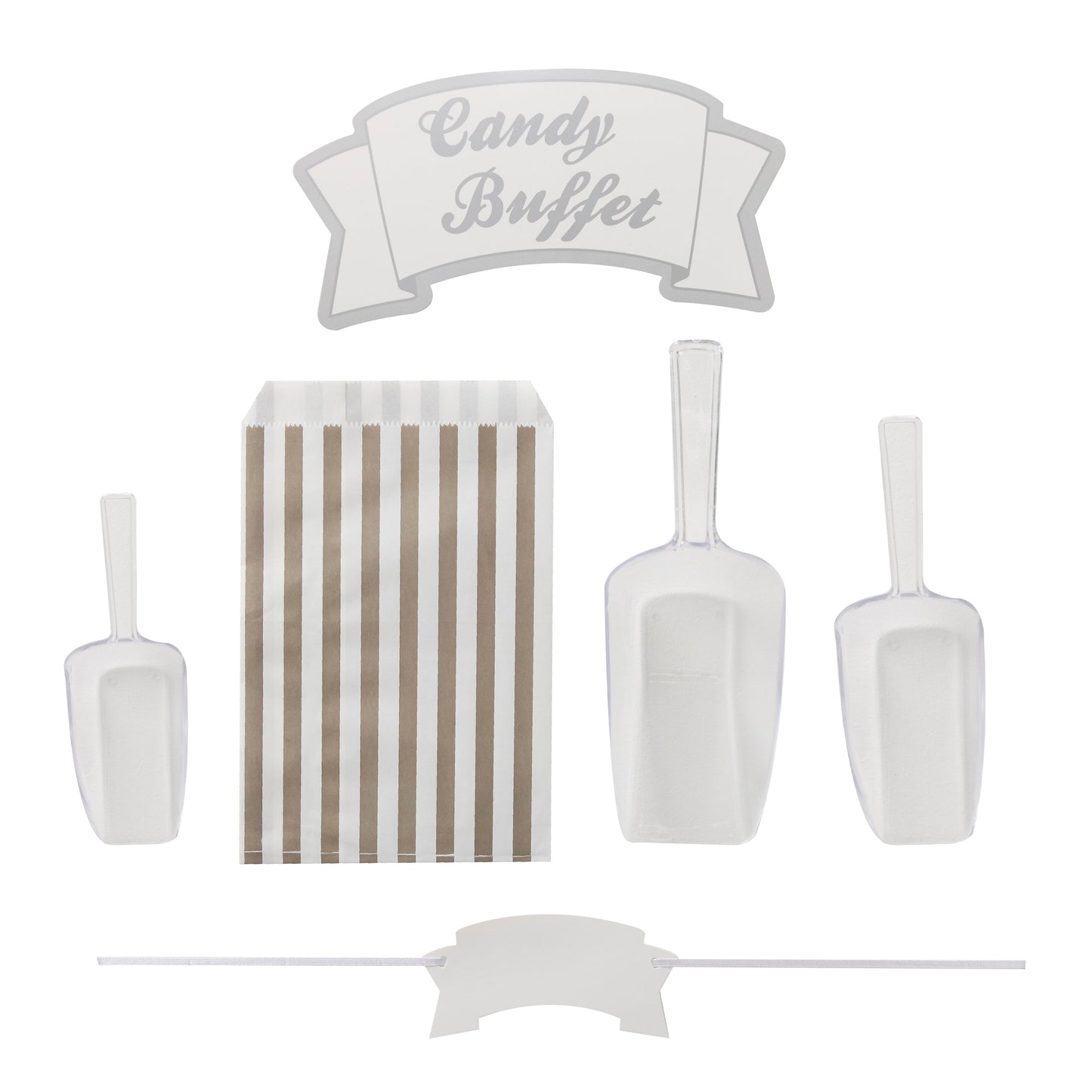 Silver Candy Bar Kit - Vintage Lace- 5 Inner Pack