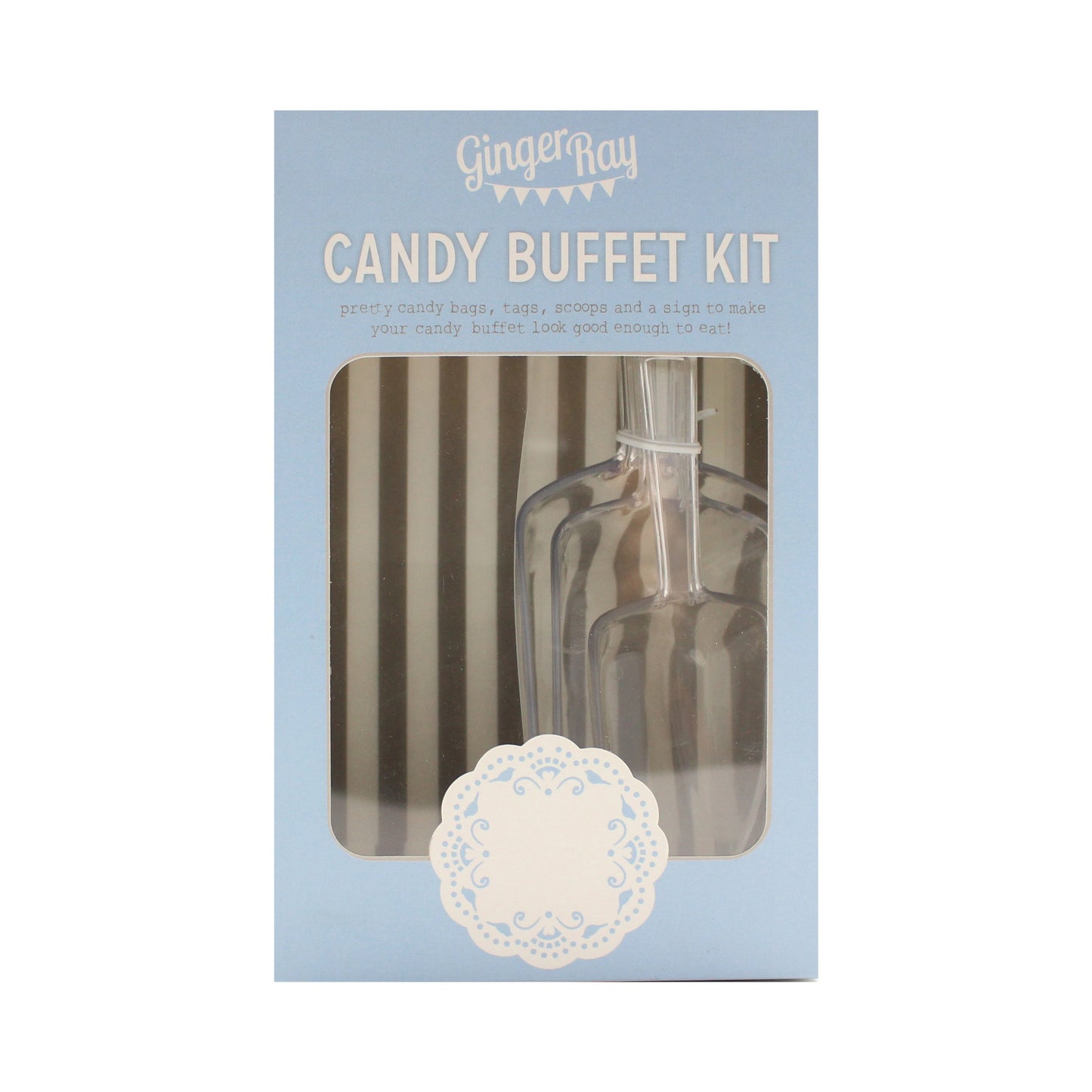 Silver Candy Bar Kit - Vintage Lace- 5 Inner Pack