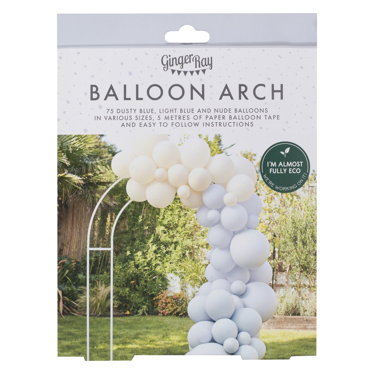 Blue and Nude Balloon Arch Kit- 5 Inner Pack