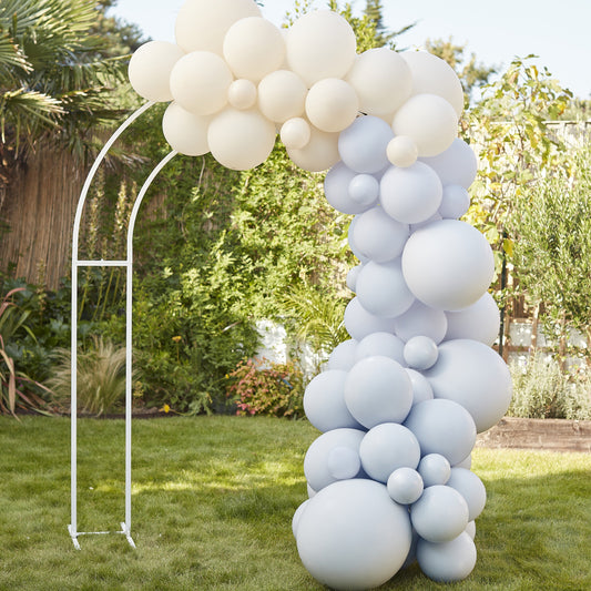 Blue and Nude Balloon Arch Kit- 5 Inner Pack