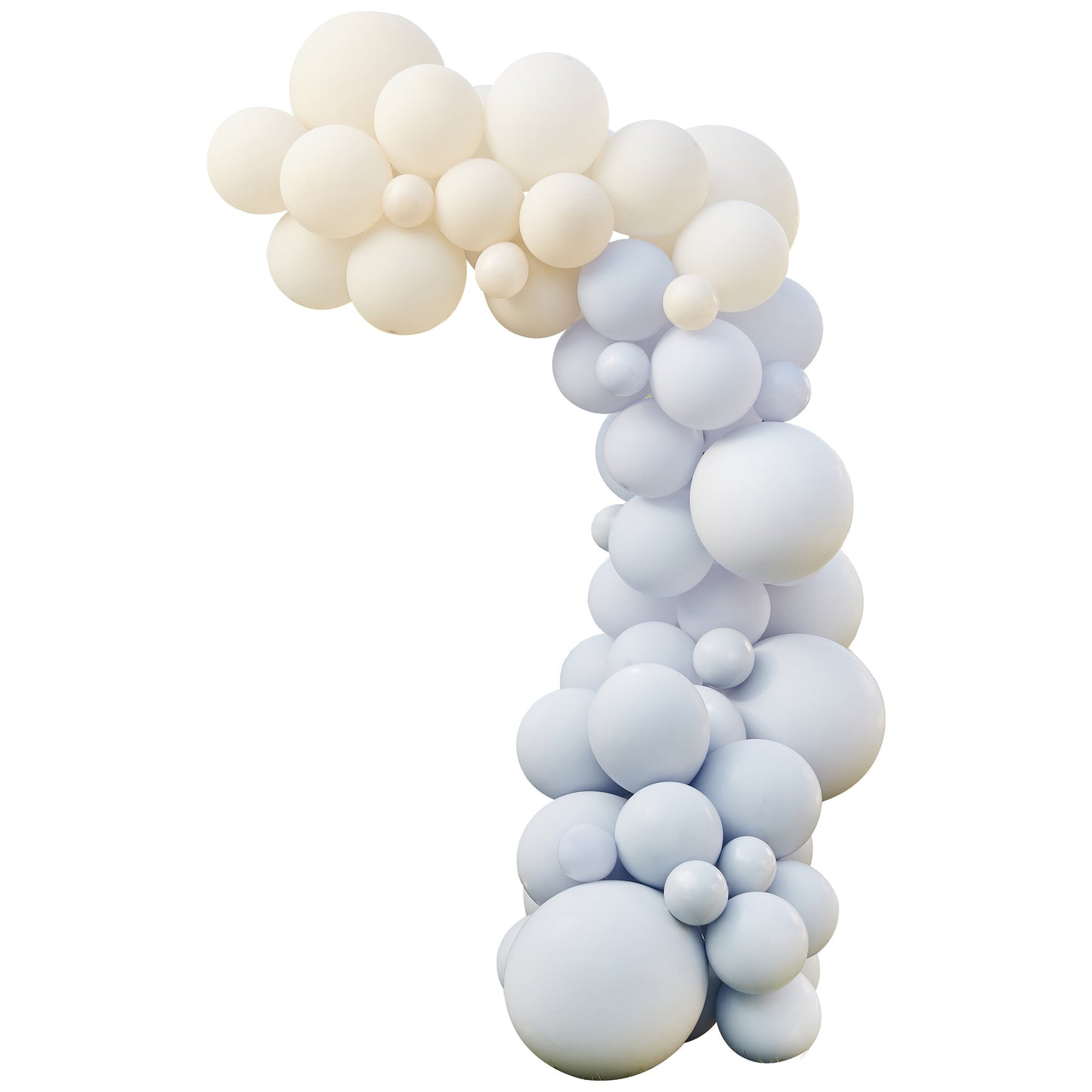 Blue and Nude Balloon Arch Kit- 5 Inner Pack