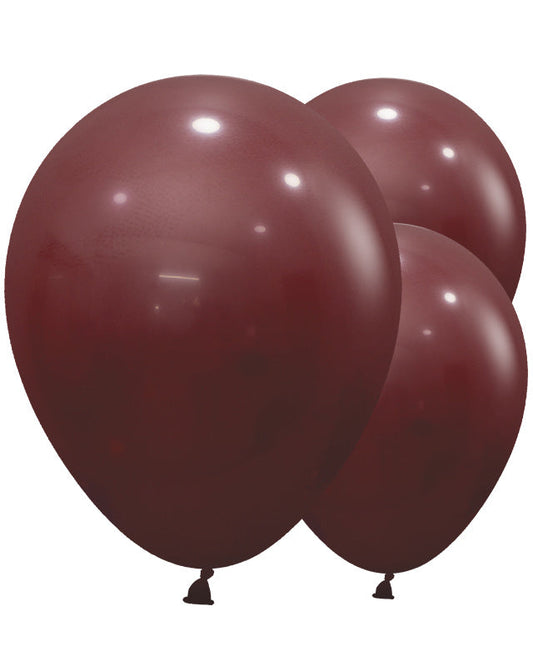 20012201 - Merlot Red Balloons - 18" Latex (25pk)