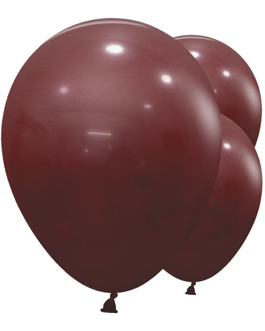 20013774 - Merlot Red Balloons - 24" Latex (3pk)