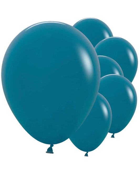 20018043 - Deep Teal Balloons - 12" Latex (50pk)