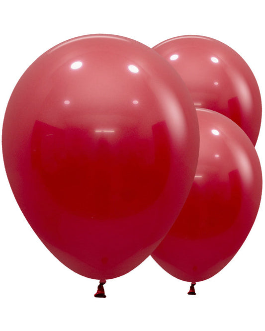 20017834 - New Red Balloons - 18" Latex (25pk)