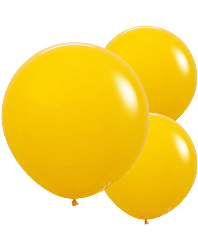 20017994 - Honey Yellow Balloons - 24" Latex (3pk)