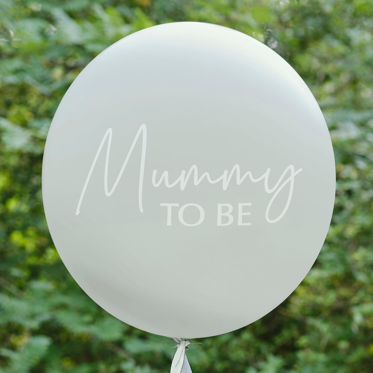 Mummy To Be Baby Shower Balloon with Botanical Tail- 5 Inner Pack