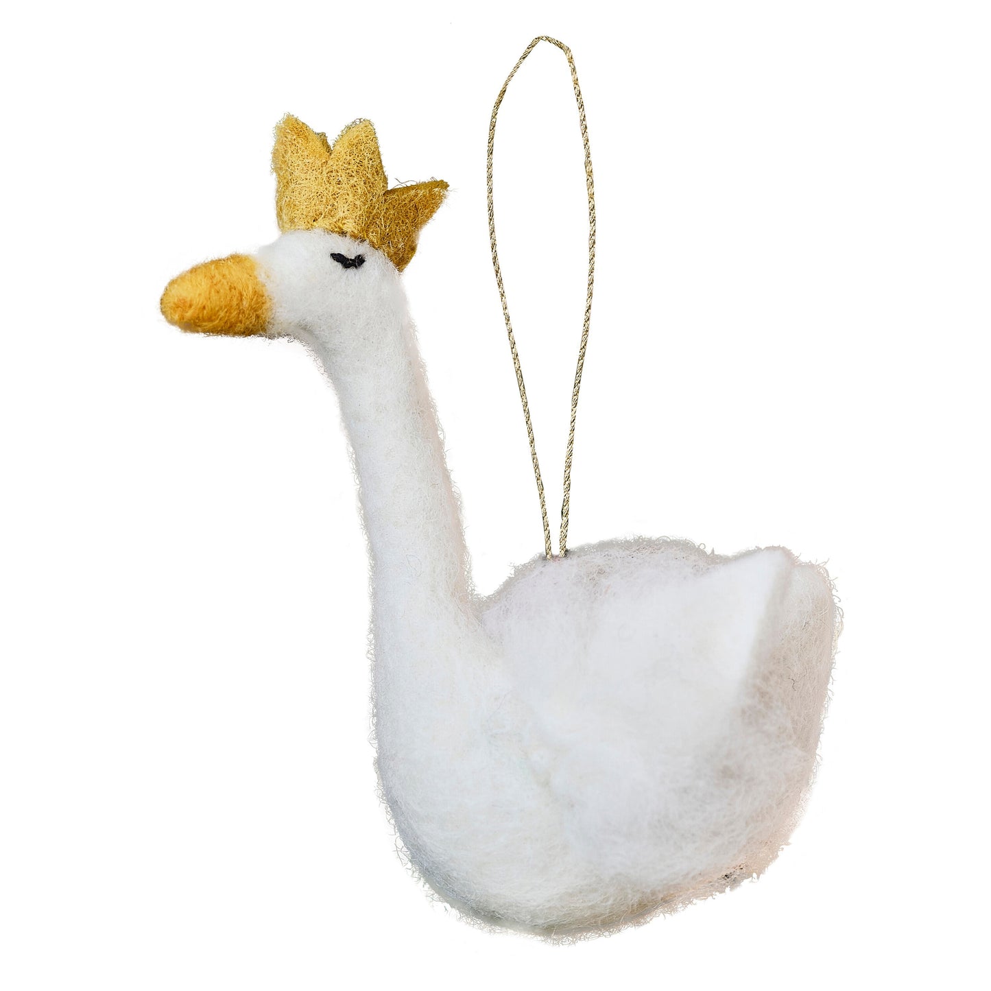 Felt Swan Christmas Tree Decoration- 12 Inner Pack