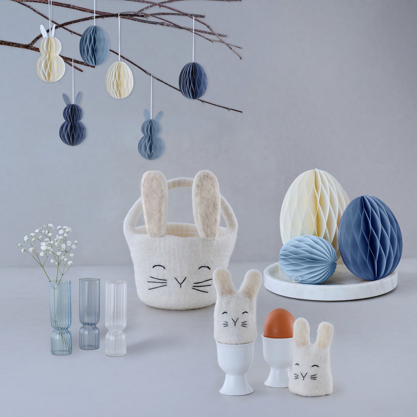 Felt Easter Egg Beaded Garland- 5 Inner Pack