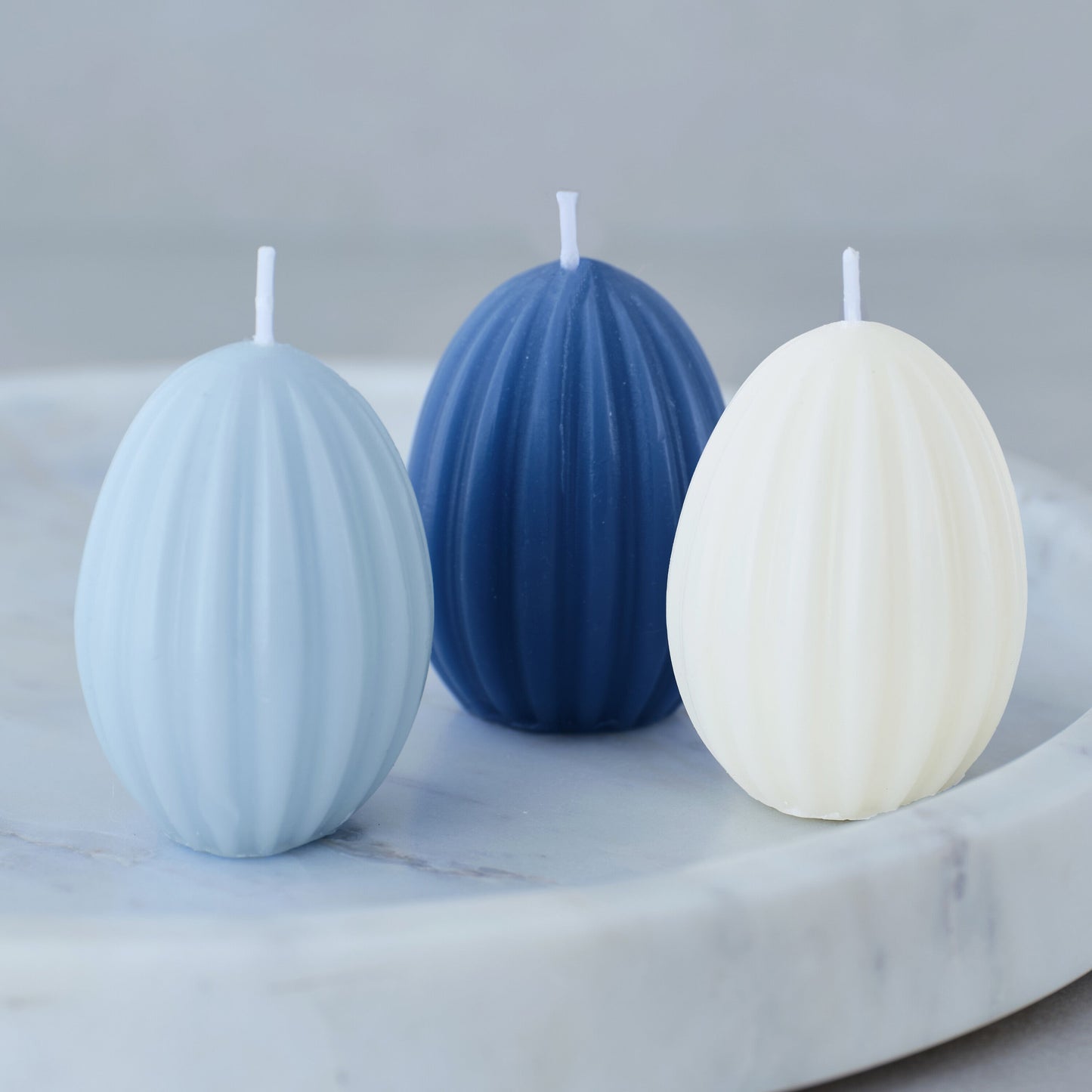 Egg-Shaped Easter Candles- 5 Inner Pack
