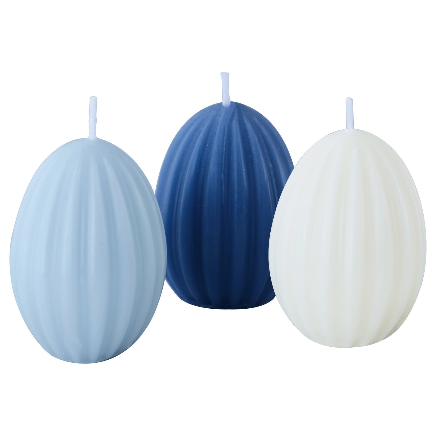 Egg-Shaped Easter Candles- 5 Inner Pack