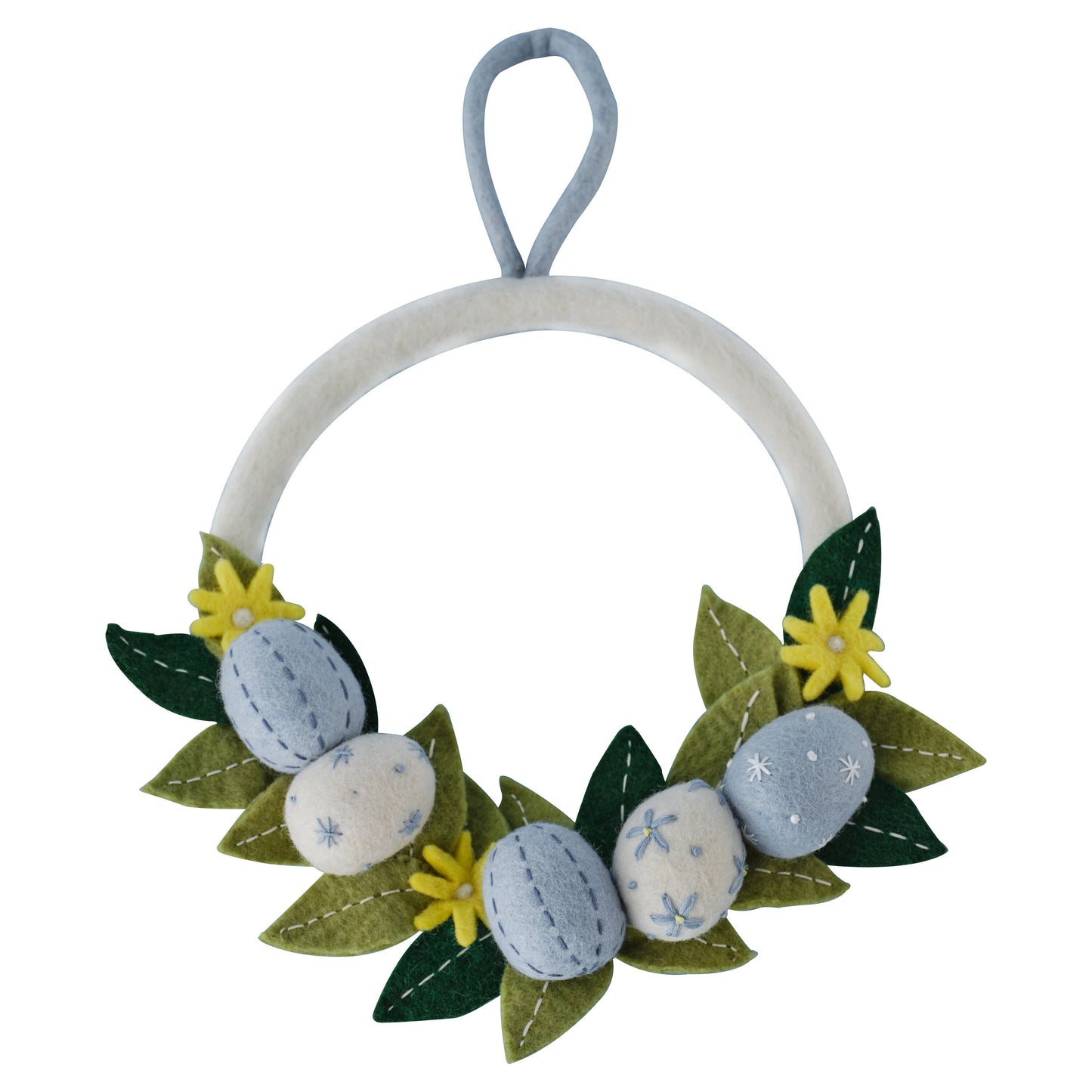 Felt Easter Egg Foliage Wreath- 5 Inner Pack