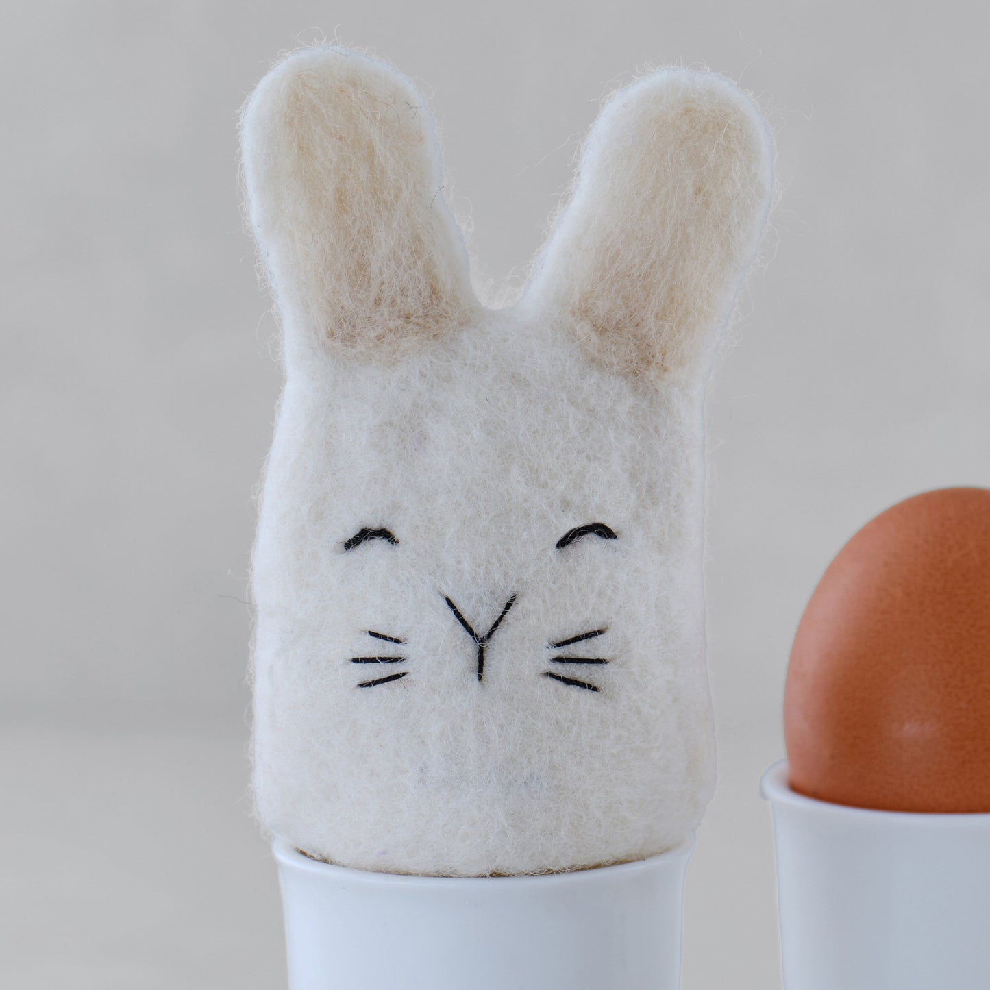 Felt Easter Bunny Egg Cosies- 5 Inner Pack