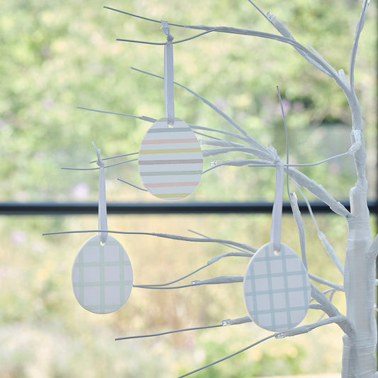 Ceramic Easter Egg Tree Decorations- 10 Inner Pack