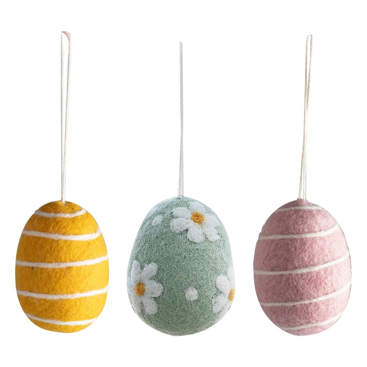 Felt Easter Egg Tree Decorations- 5 Inner Pack