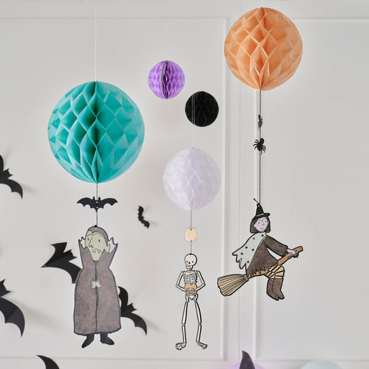 Halloween Hanging Paper Party Decorations- 5 Inner Pack