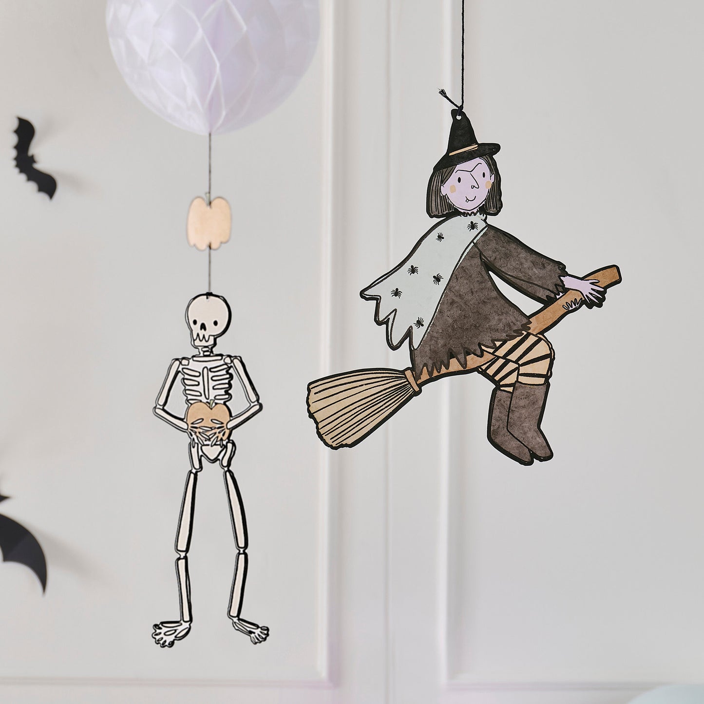 Halloween Hanging Paper Party Decorations- 5 Inner Pack