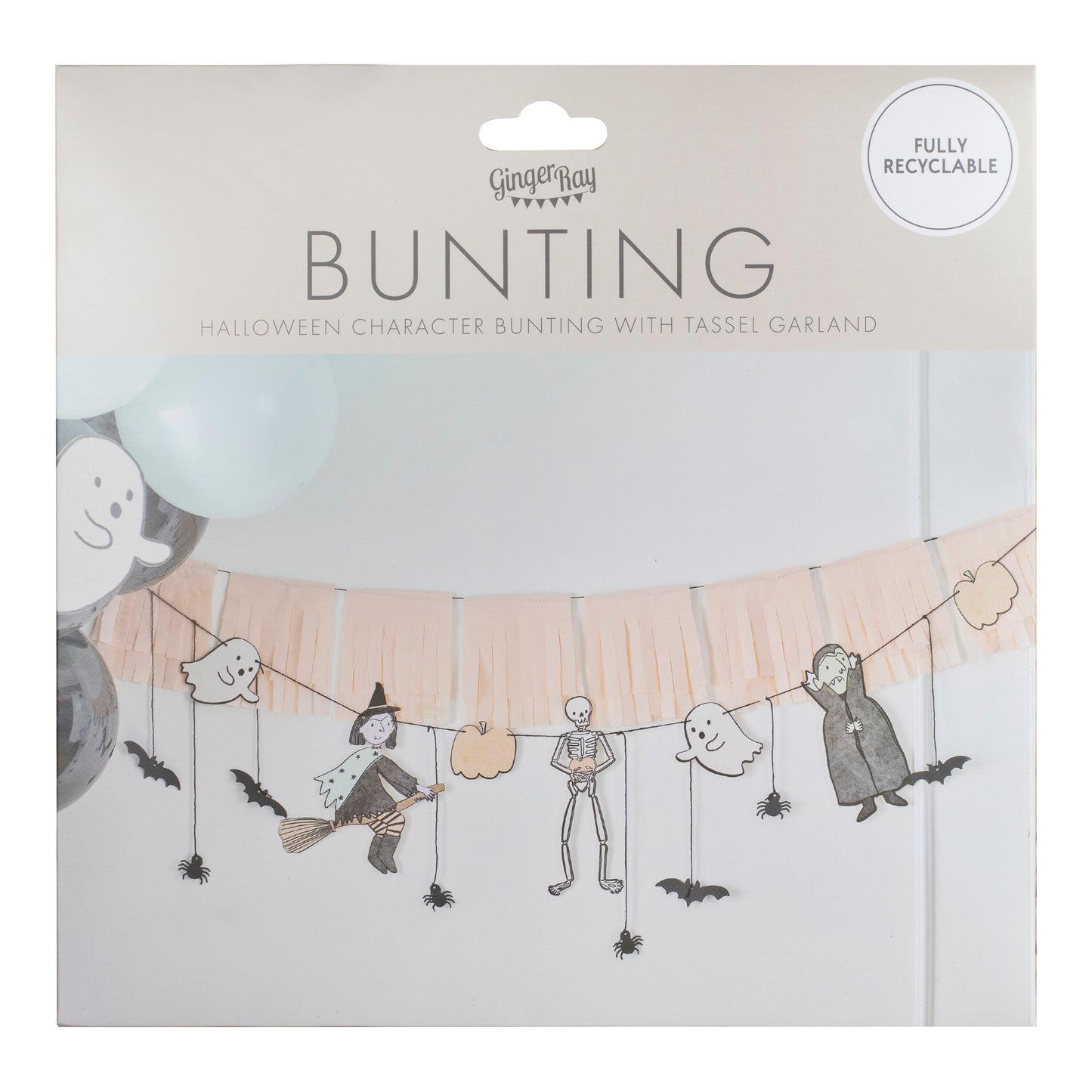 Halloween Bunting & Tassel Garland- 5 Inner Pack