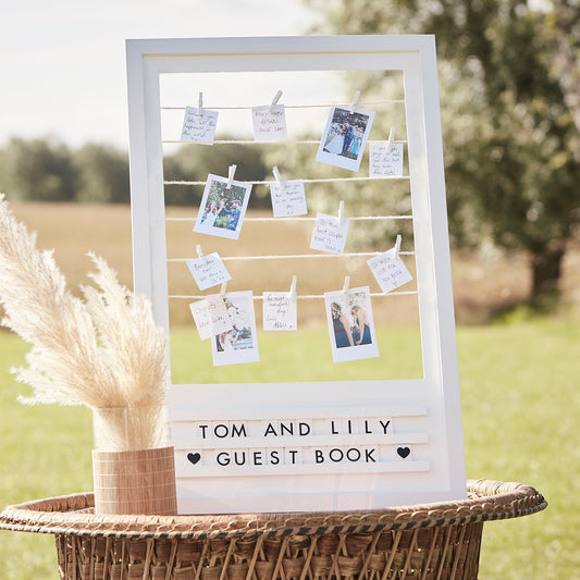Customisable Frame Wedding Guest Book Alternative- 5 Inner Pack