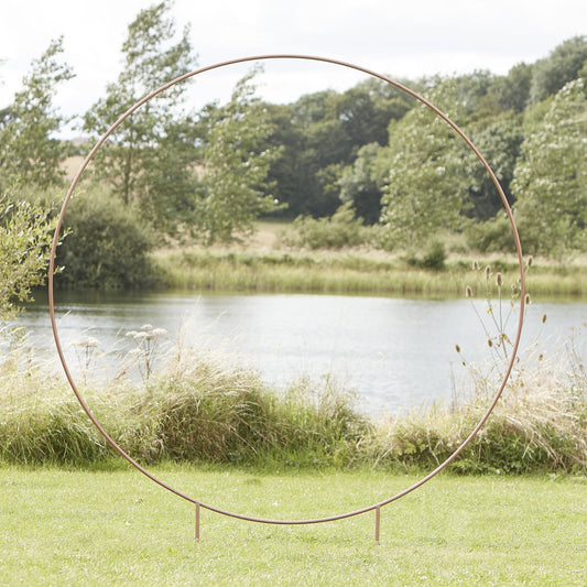 Copper Round Wedding Arch- 1 Inner Pack