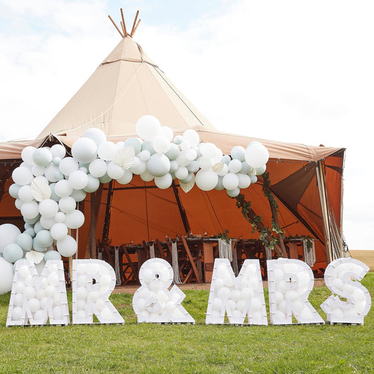 Mr & Mrs Balloon Mosaic Stand- 1 Inner Pack