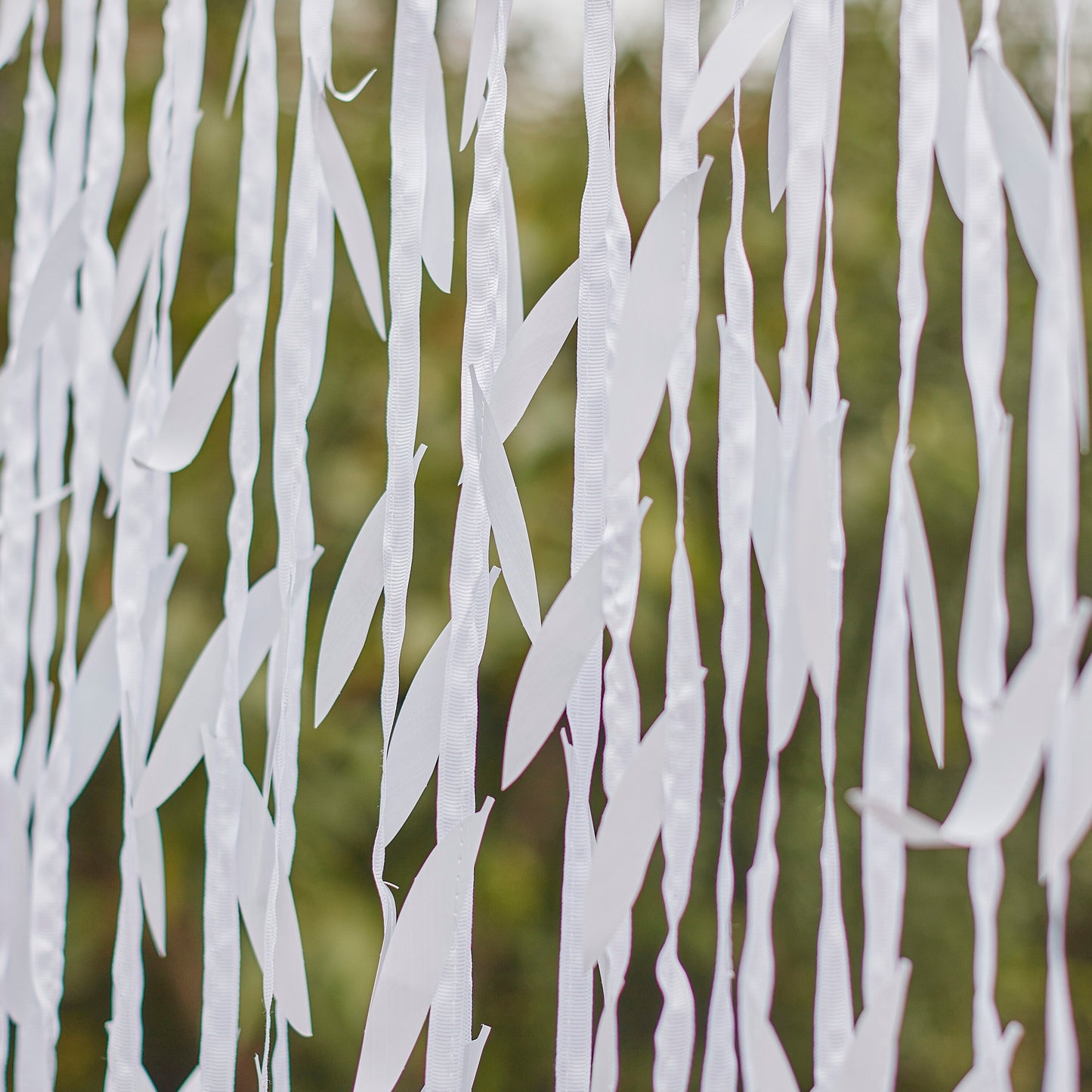 White Leaf Wedding Backdrop- 5 Inner Pack