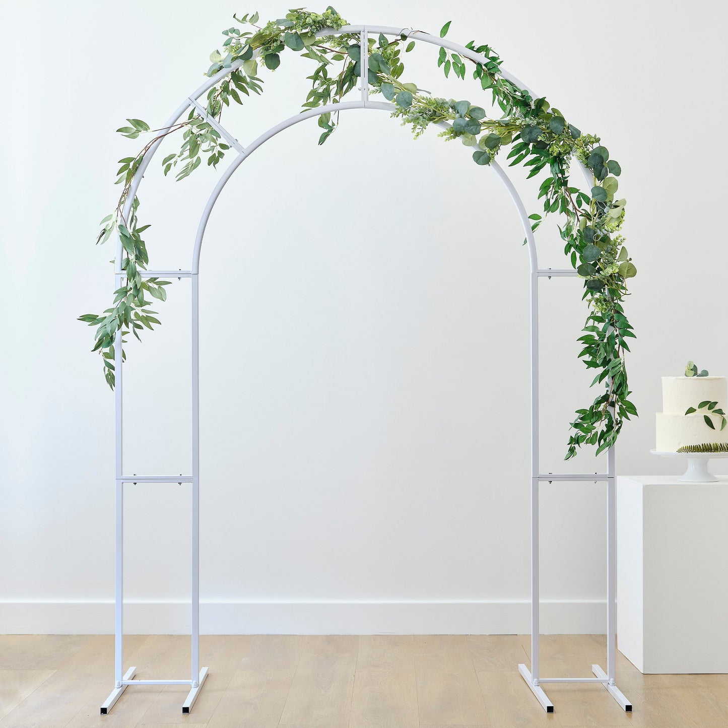 White Metal Frame Arch- 1 Inner Pack