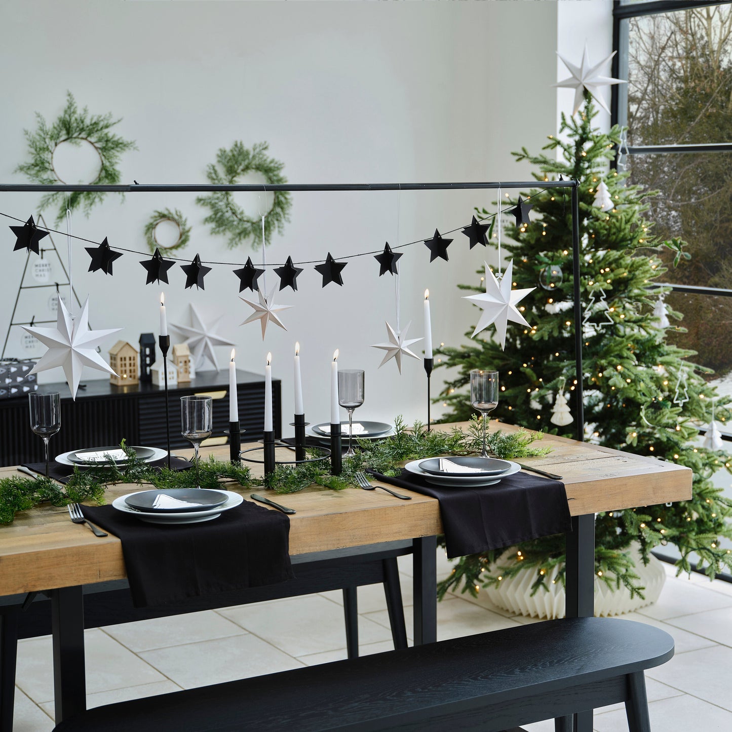 Black Metal Christmas Tree Alternative- 1 Inner Pack