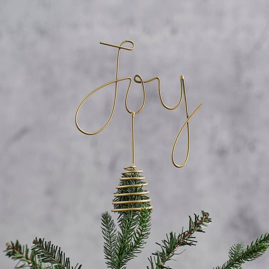 Joy Christmas Tree Topper- 5 Inner Pack