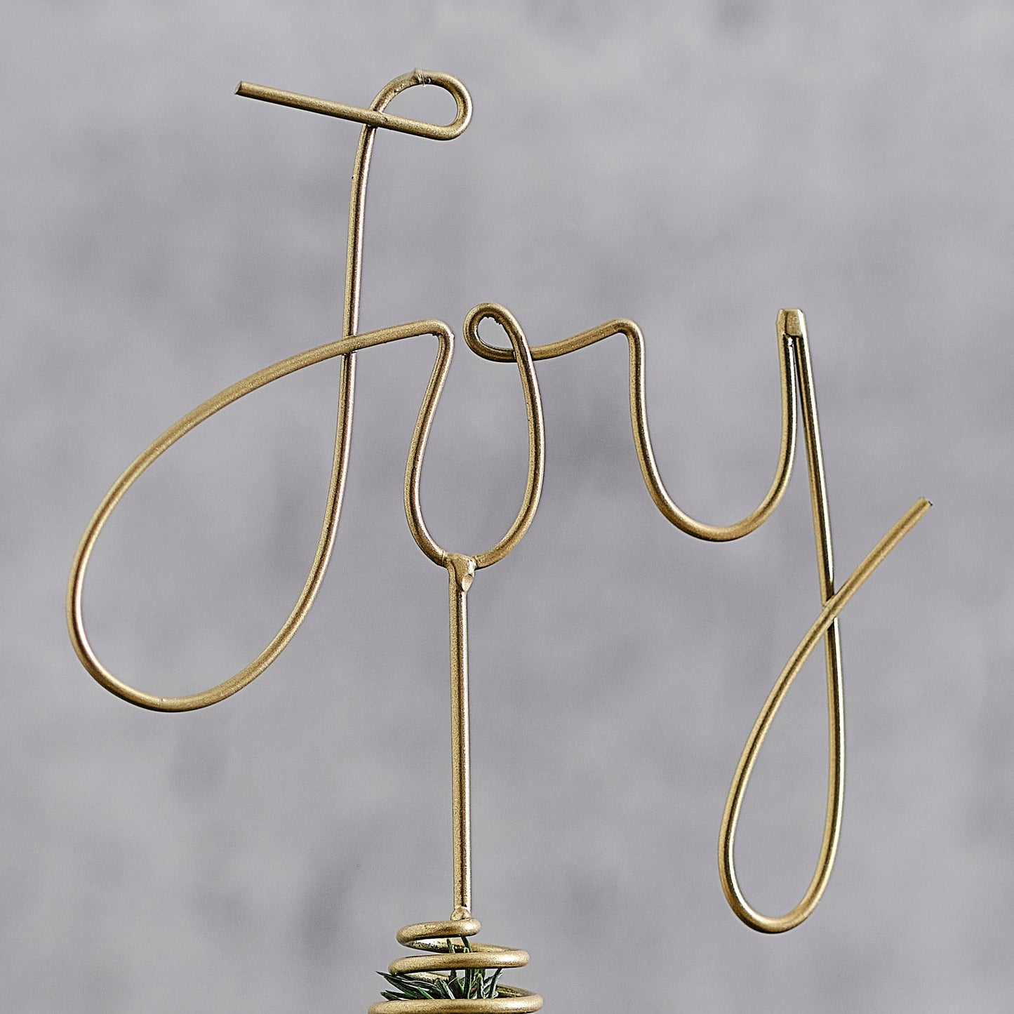 Joy Christmas Tree Topper- 5 Inner Pack