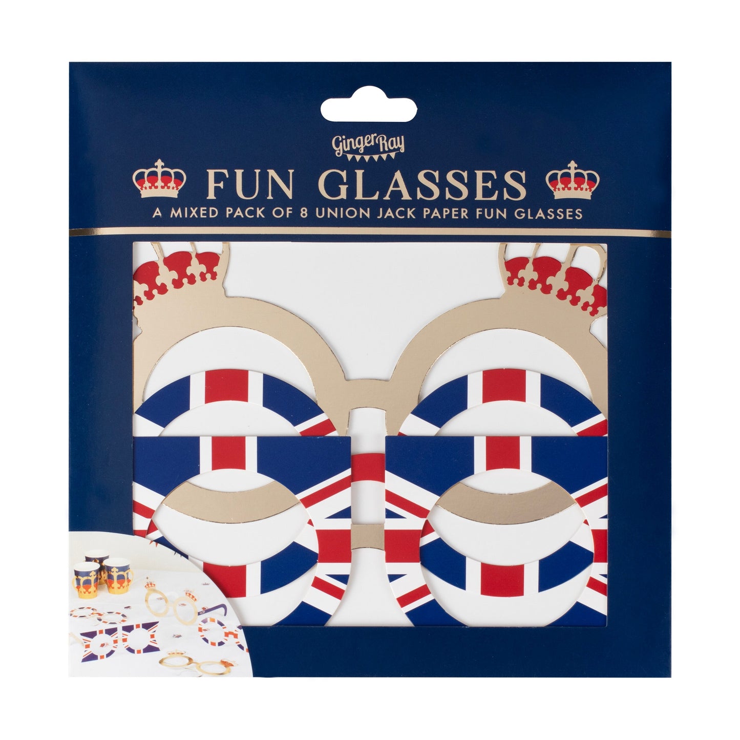 Union Jack Glasses- 10 Inner Pack