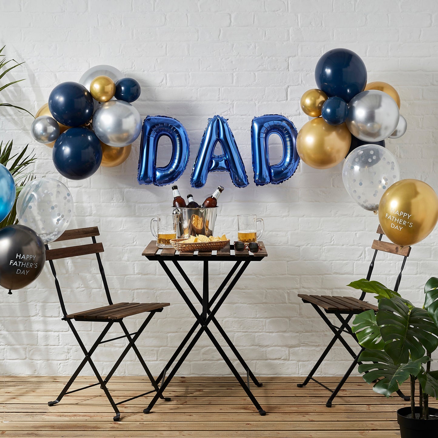Wooden Best Dad Ever Father's Day Badge- 5 Inner Pack