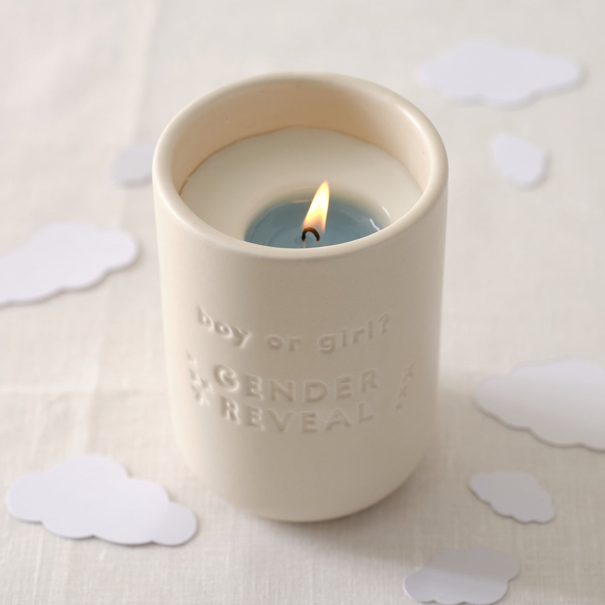 Blue Gender Reveal Candle- 4 Inner Pack