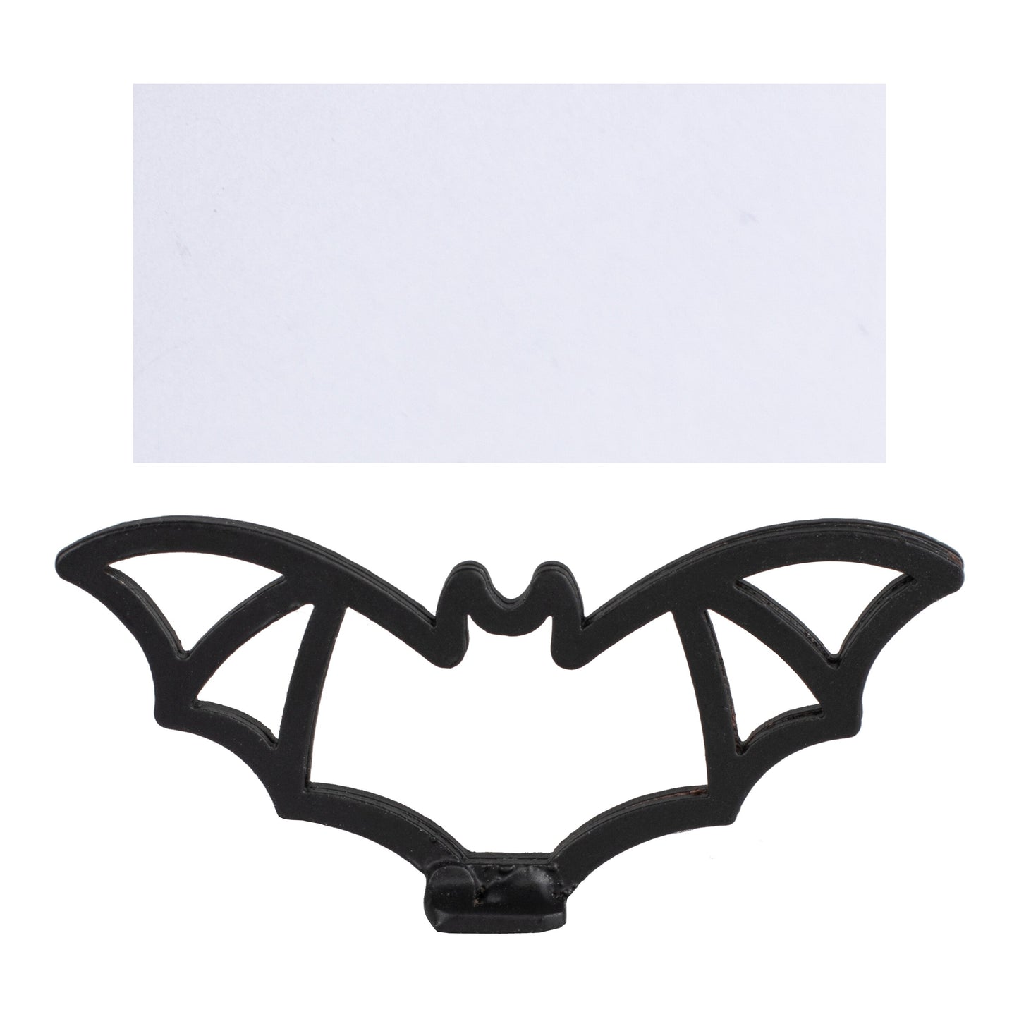 Metal Black Bat Place Card Holder- 5 Inner Pack