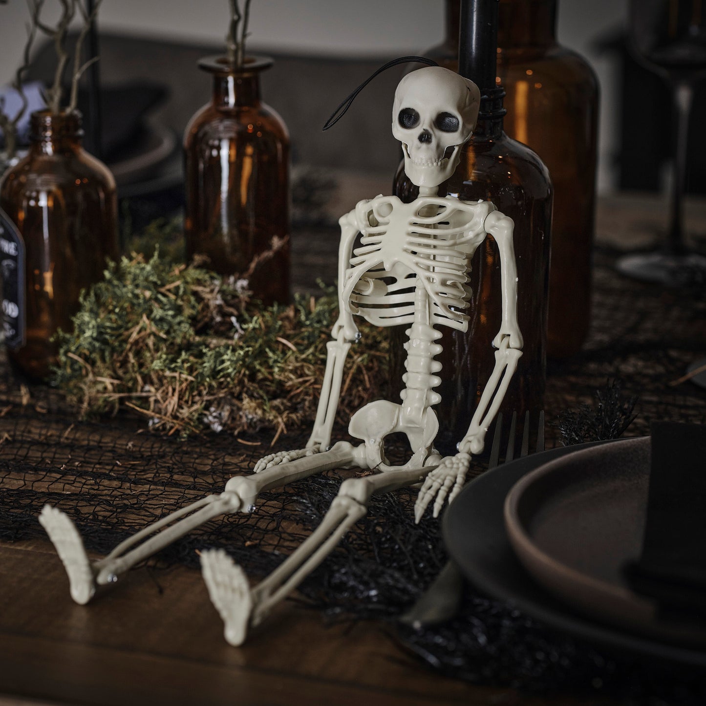 Hanging Halloween Skeleton Decoration- 5 Inner Pack