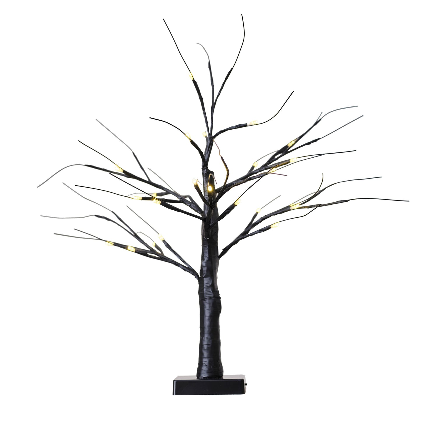 Black Light Up Halloween Tree Decoration- 5 Inner Pack