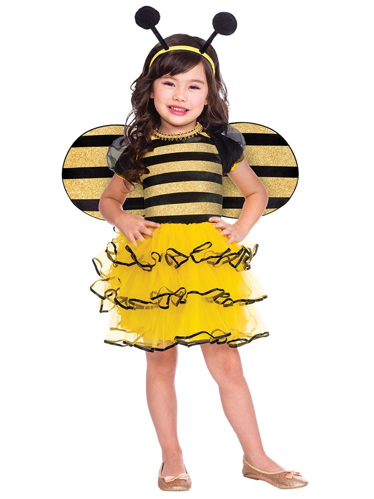 Bumble Bee Costume - Age 6-8 Years - 1 PC