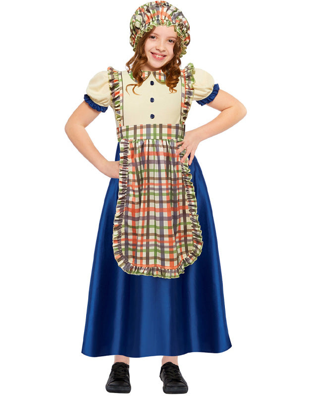 9916074 - Victorian Girl Check Deluxe - 8-10 Years