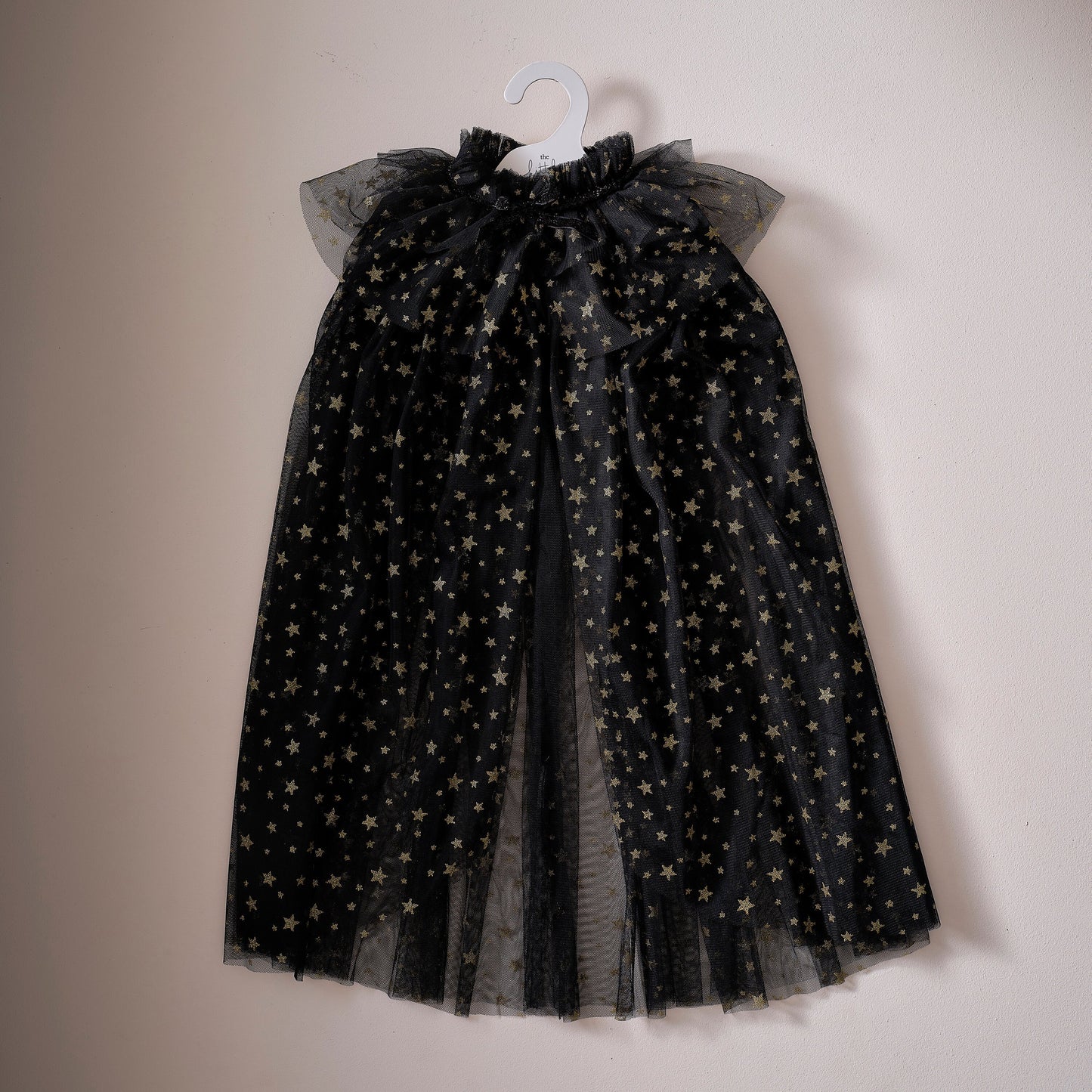 Black & Gold Star Witch Costume Cape- 4 Inner Pack