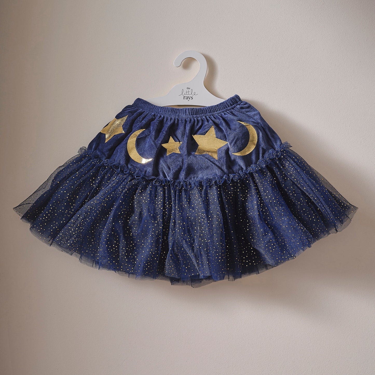 Navy Velvet Sparkle Kids Wizard Tutu- 4 Inner Pack