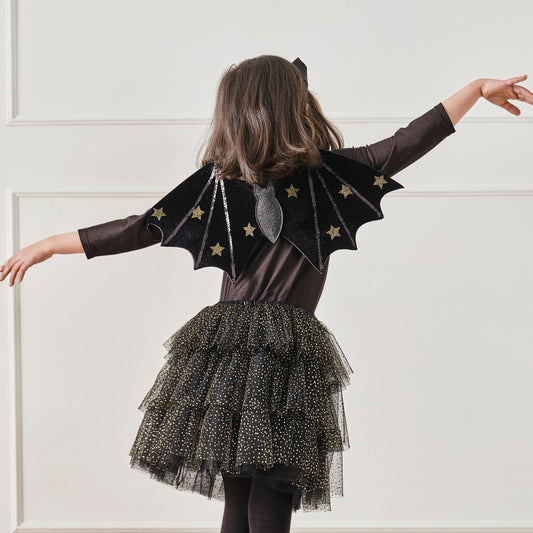 Black & Gold Sparkle Dress Up Tutu- 4 Inner Pack