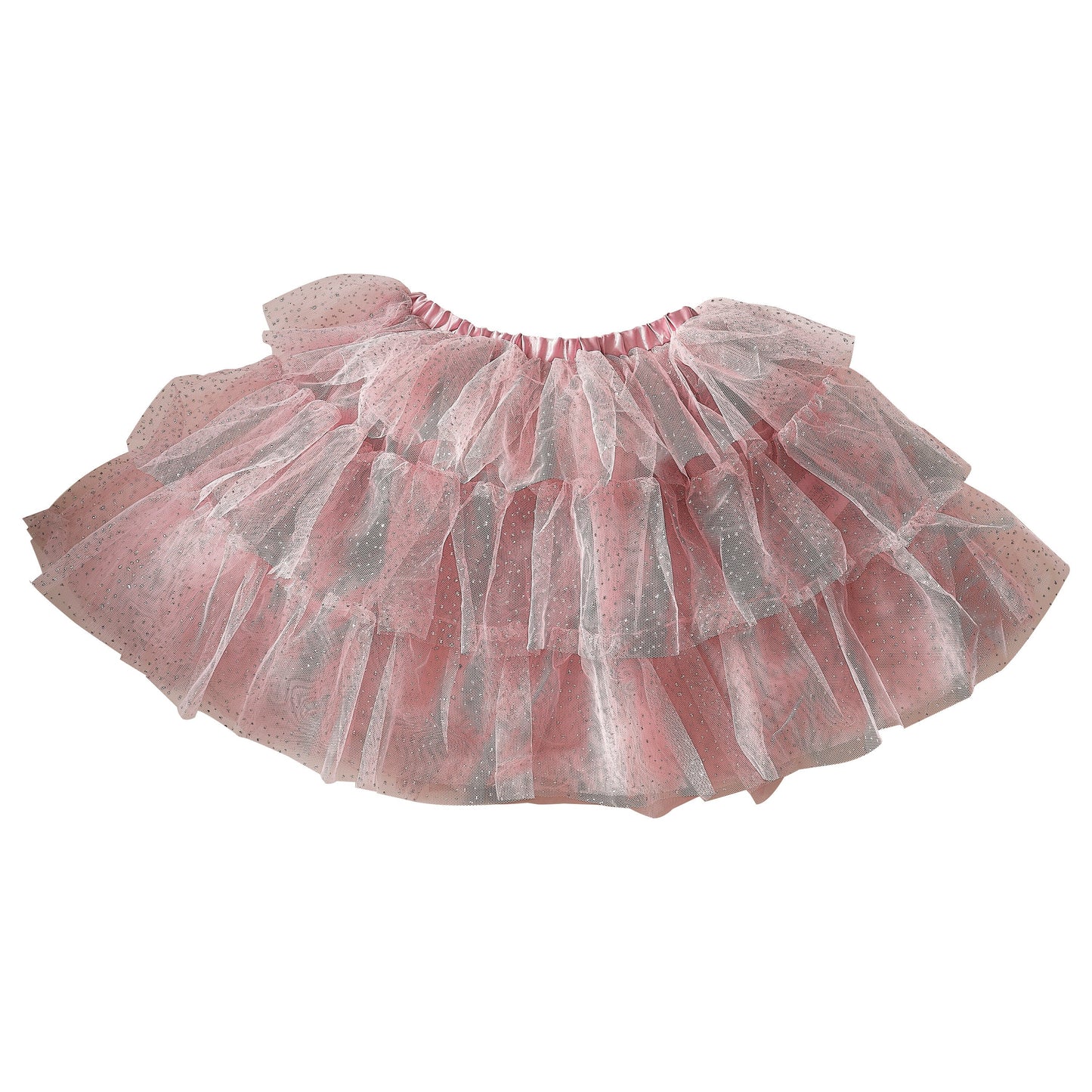Pink & Silver Sparkle Fairy Princess Costume Tutu- 4 Inner Pack