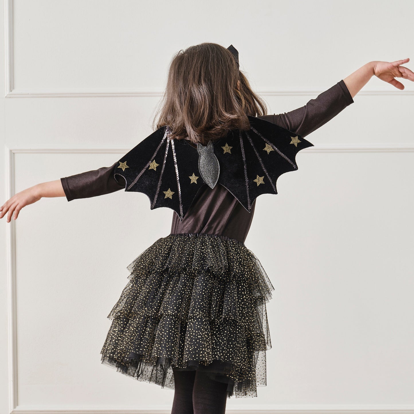 Black & Gold Sparkle Dress Up Tutu- 4 Inner Pack